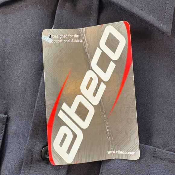 ELBECO TexTrop2 NWT Black Short Sleeve Button Up Uniform Shirt Men's Size 17.5" - Picture 4 of 11